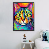 Katze 5d Diy Diamond Painting Diamant Malerei Set MJ1077