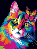 Katze 5d Diy Diamond Painting Diamant Malerei Set MJ1085