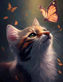 Katze 5d Diy Diamond Painting Diamant Malerei Set MJ1091
