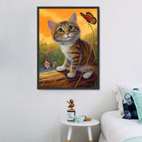 Katze 5d Diy Diamond Painting Diamant Malerei Set MJ1095
