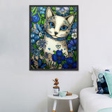 Katze 5d Diy Diamond Painting Diamant Malerei Set MJ1114