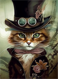 Katze 5d Diy Diamond Painting Diamant Malerei Set MJ1115