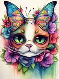 Katze 5d Diy Diamond Painting Diamant Malerei Set MJ1122