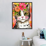Katze 5d Diy Diamond Painting Diamant Malerei Set MJ1124
