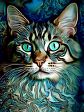Katze 5d Diy Diamond Painting Diamant Malerei Set MJ1132