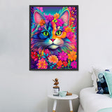 Katze 5d Diy Diamond Painting Diamant Malerei Set MJ1133