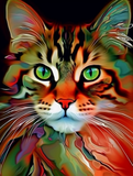 Katze 5d Diy Diamond Painting Diamant Malerei Set MJ1138