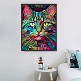 Katze 5d Diy Diamond Painting Diamant Malerei Set MJ1145