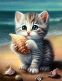 Katze 5d Diy Diamond Painting Diamant Malerei Set MJ1147