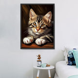 Katze 5d Diy Diamond Painting Diamant Malerei Set MJ1148