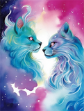 Katze 5d Diy Diamond Painting Diamant Malerei Set MJ1161