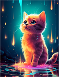 Katze 5d Diy Diamond Painting Diamant Malerei Set MJ1165
