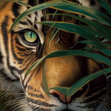 Tiger 5d Diy Diamond Painting Diamant Malerei Set MJ1188