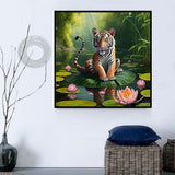 Tiger 5d Diy Diamond Painting Diamant Malerei Set MJ1205