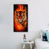 Tiger 5d Diy Diamond Painting Diamant Malerei Set MJ1218