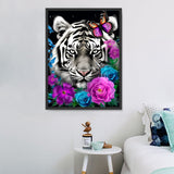 Tiger 5d Diy Diamond Painting Diamant Malerei Set MJ1223