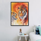 Tiger 5d Diy Diamond Painting Diamant Malerei Set MJ1232
