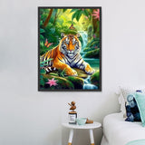 Tiger 5d Diy Diamond Painting Diamant Malerei Set MJ1241