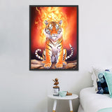 Tiger 5d Diy Diamond Painting Diamant Malerei Set MJ1248
