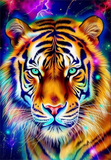 Tiger 5d Diy Diamond Painting Diamant Malerei Set MJ1256