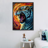 Tiger 5d Diy Diamond Painting Diamant Malerei Set MJ1257