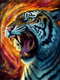 Tiger 5d Diy Diamond Painting Diamant Malerei Set MJ1257