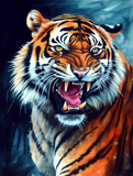 Tiger 5d Diy Diamond Painting Diamant Malerei Set MJ1258