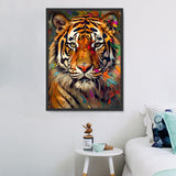 Tiger 5d Diy Diamond Painting Diamant Malerei Set MJ1261