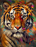 Tiger 5d Diy Diamond Painting Diamant Malerei Set MJ1261