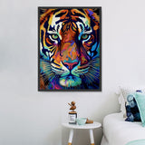 Tiger 5d Diy Diamond Painting Diamant Malerei Set MJ1264