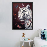 Tiger 5d Diy Diamond Painting Diamant Malerei Set MJ1266