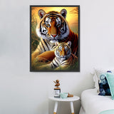 Tiger 5d Diy Diamond Painting Diamant Malerei Set MJ1271