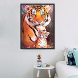 Tiger 5d Diy Diamond Painting Diamant Malerei Set MJ1272