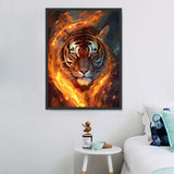 Tiger 5d Diy Diamond Painting Diamant Malerei Set MJ1273