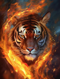 Tiger 5d Diy Diamond Painting Diamant Malerei Set MJ1273