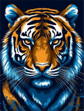 Tiger 5d Diy Diamond Painting Diamant Malerei Set MJ1274