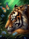 Tiger 5d Diy Diamond Painting Diamant Malerei Set MJ1276