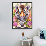 Tiger 5d Diy Diamond Painting Diamant Malerei Set MJ1277