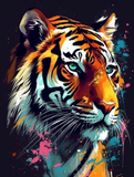 Tiger 5d Diy Diamond Painting Diamant Malerei Set MJ1278
