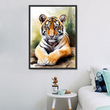 Tiger 5d Diy Diamond Painting Diamant Malerei Set MJ1279