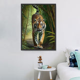Tiger 5d Diy Diamond Painting Diamant Malerei Set MJ1284