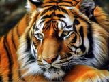 Tiger 5d Diy Diamond Painting Diamant Malerei Set MJ1286