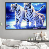 Tiger 5d Diy Diamond Painting Diamant Malerei Set MJ1288