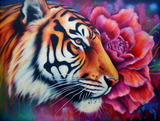 Tiger 5d Diy Diamond Painting Diamant Malerei Set MJ1289