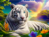 Tiger 5d Diy Diamond Painting Diamant Malerei Set MJ1290