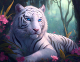 Tiger 5d Diy Diamond Painting Diamant Malerei Set MJ1291