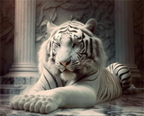 Tiger 5d Diy Diamond Painting Diamant Malerei Set MJ1292