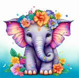 Elefant 5d Diy Diamond Painting Diamant Malerei Set MJ1294