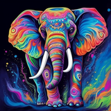 Elefant 5d Diy Diamond Painting Diamant Malerei Set MJ1301