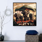 Elefant 5d Diy Diamond Painting Diamant Malerei Set MJ1305